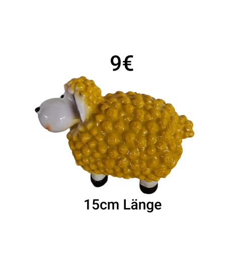 Deko Schaf Gelb Deko Schaf