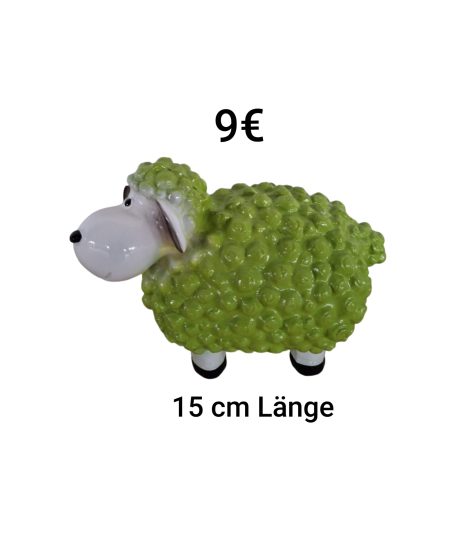 Deko Schaf Grün Deko Schaf