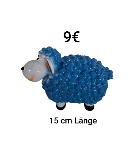 Deko Schaf Blau Deko Schaf