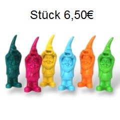 Bunter Zwerg Pop Art Zwerg