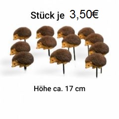 Igel Stecker klein Gartenstecker Igel