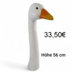 Großer Gänsekopf Gans Groß