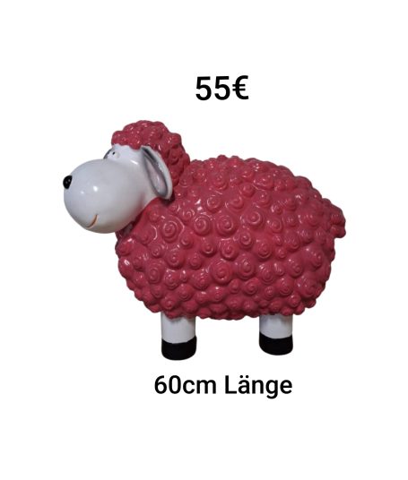 Deko Schaf XL Rosa Deko Schaf