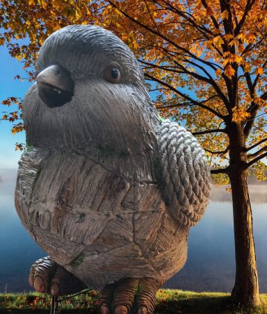 Dicker Vogel Deko Vogel