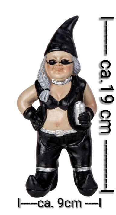 Rockerzwergin nur 12,50€ Rocker Zwergin