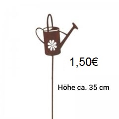 Stecker Gießkanne Gartenstecker