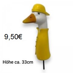 Ganskopf Gartenstecker Gartenstecker Gans
