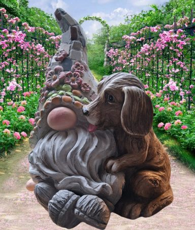 Wichtel mit Hund Wichtel mit Hund