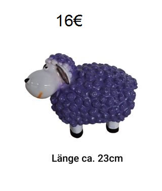 Schaf Lila Deko Schaf Lila